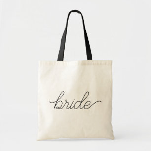 Bolsa Tote Trendy Bridesmaid dá orçamento natural para mulher