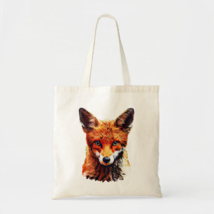Bolsa Tote Trendy Cute Red Fox Head Tote Bag