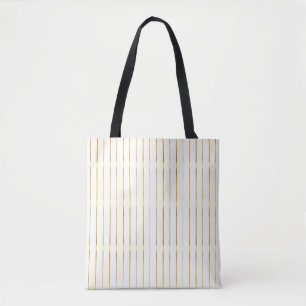 Bolsa Tote Trendy Elegant Glamor Moderno Faux Douradas Strips
