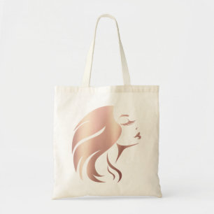 Bolsa Tote Trendy Legal Girl Face Silhouette