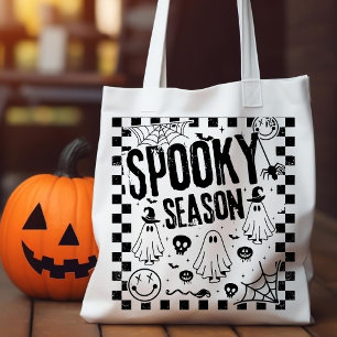 Bolsa Tote Trendy Trendy Halloween Trick Ou Tratar Fantasma
