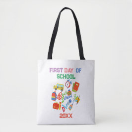 Bolsa Tote Trendy vibrant Customizable Back to School Standar