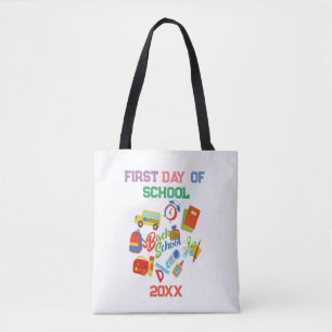 Bolsa Tote Trendy vibrant Customizable Back to School Standar