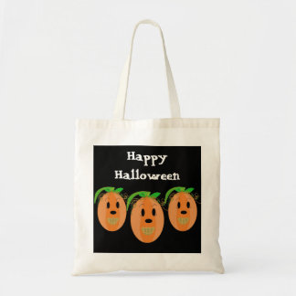 Bolsa Tote Três Abóboras Sorridentes
