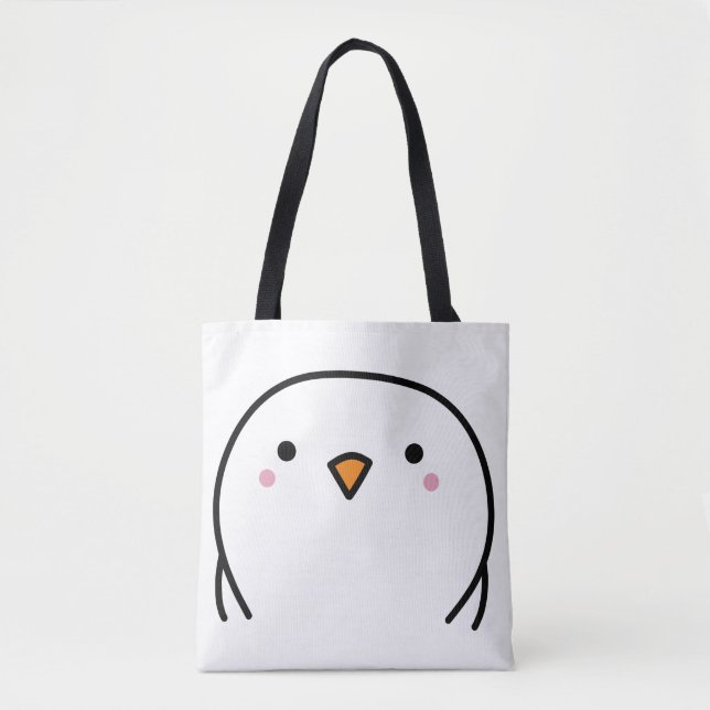 Bolsa Tote Três aves no arame (Frente)