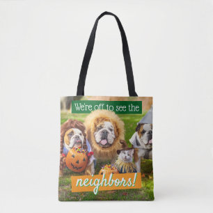 Bolsa Tote Três Bulldogs Vestidos