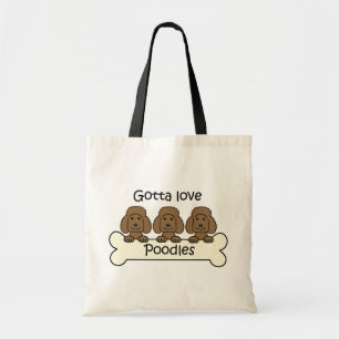 Bolsa Tote Três caniches