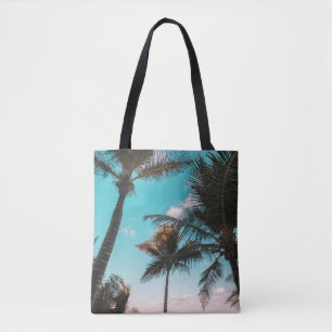 Bolsa Tote Três coqueiros em orla marítima
