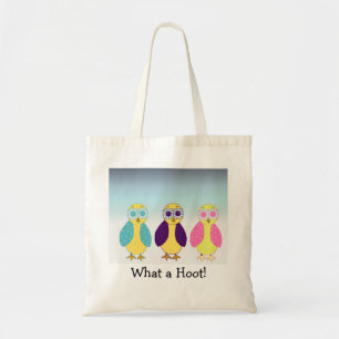 Bolsa Tote Três Corujas Fofas