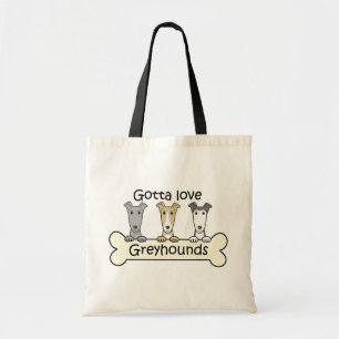 Bolsa Tote Três galgos