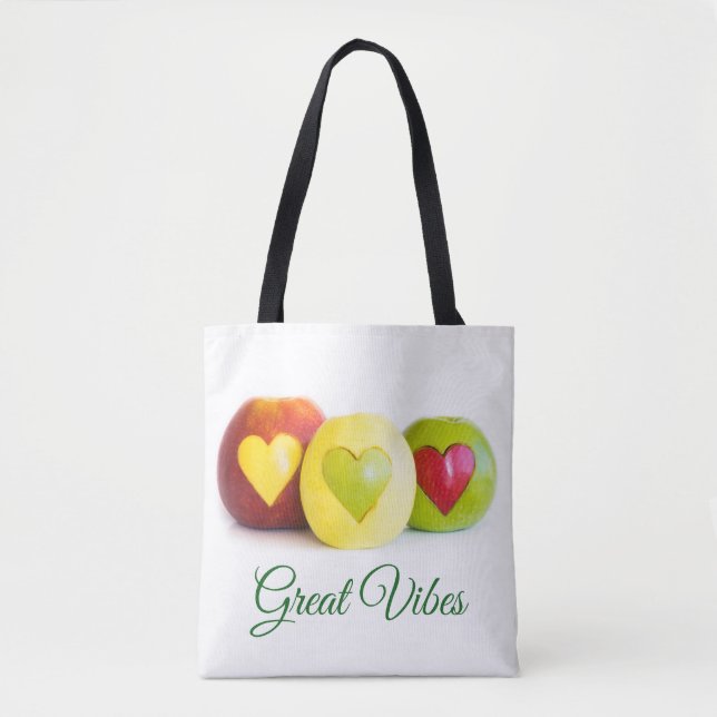 Bolsa Tote Três maçãs (Frente)
