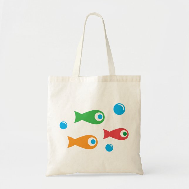 Bolsa Tote Três Peixes Cuxos (Frente)