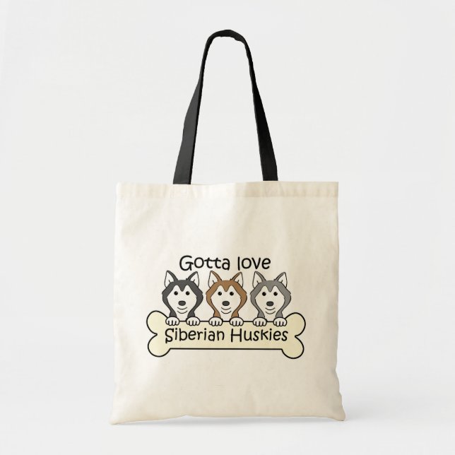 Bolsa Tote Três roucos Siberian (Frente)