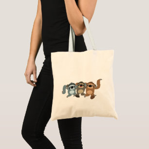 Bolsa Tote Três Sloths Toth Toth Bag