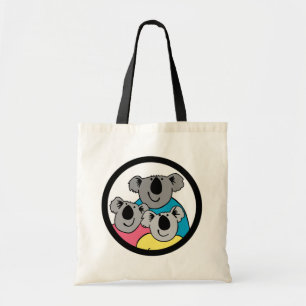 Bolsa Tote Três Ursos Koala Saco