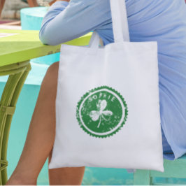 Bolsa Tote Trevo do Dia de São Patrício Personalizado