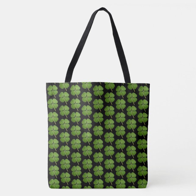 Bolsa Tote Trevos de Quatro Folhas (Frente)