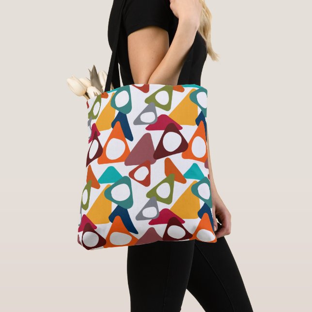 Bolsa Tote Triângulos Arredondados (Close Up)