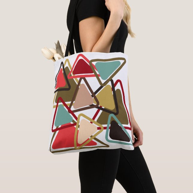 Bolsa Tote Triângulos Espicosos (Close Up)