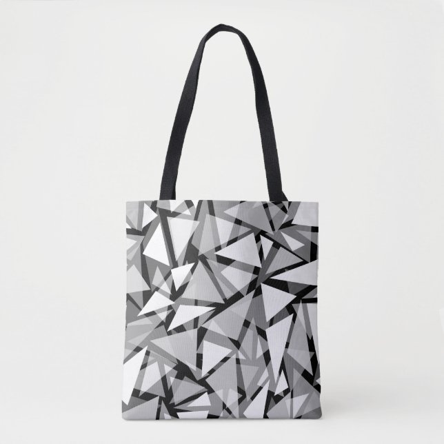 Bolsa Tote triângulos geométricos (Frente)