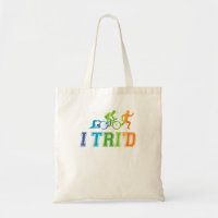 Triathlon Retro Triathlete - Natação de bicicleta 