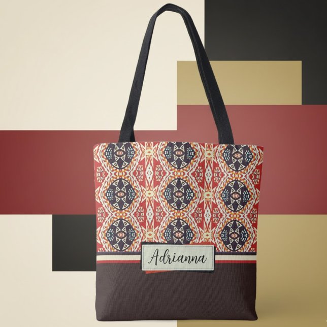 Bolsa Tote Tribal da Ilha Tone (Criador carregado)