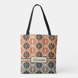 Bolsa Tote Tribal da Ilha Tone