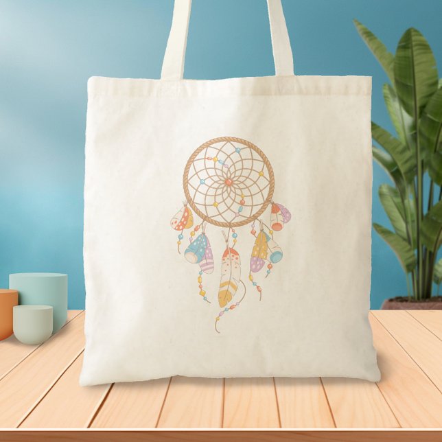 Bolsa Tote Tribal Dreamcatcher Boho (Criador carregado)