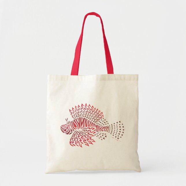 Bolsa Tote Tribal Lionfish (Frente)
