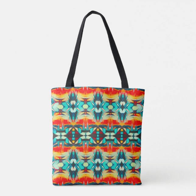 Bolsa Tote Tribal Sun Tapestry (Verso)