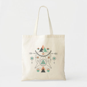 Bolsa Tote Tribal Totem Geometric Design