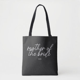 Bolsa Tote Tribo Bride Bachelorette Bride Monograma Moderno