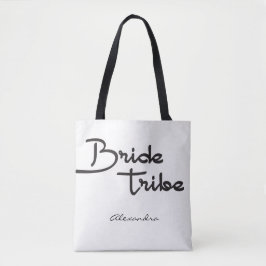 Bolsa Tote Tribo Bride, Nome Personalizado, presente de damas