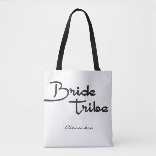 Bolsa Tote Tribo Bride, Nome Personalizado, presente de damas