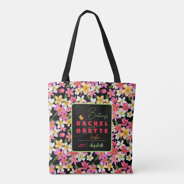 Bolsa Tote Tribo da Noiva Floral (Verso)