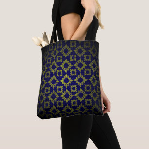 Bolsa Tote Tribunal Europeu Estilo Barroco Padrão floral