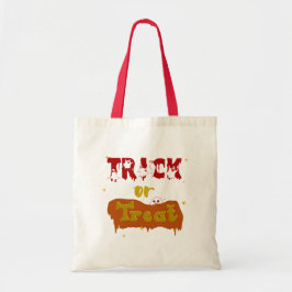 Bolsa Tote Trick or Treat Engraçado Boo Halloween