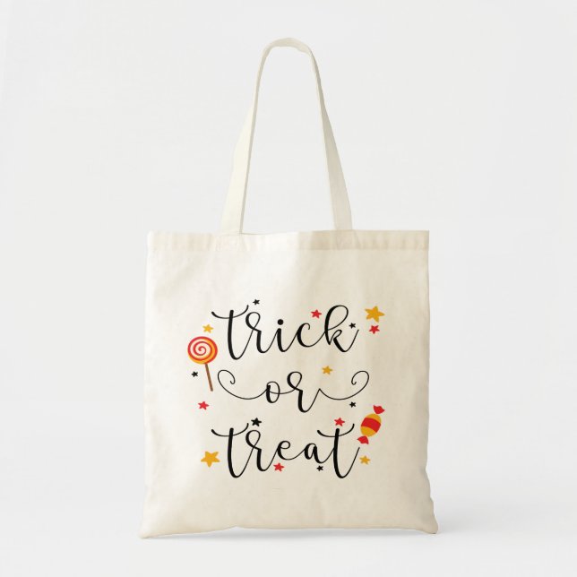 Bolsa Tote trick or treat halloween (Frente)