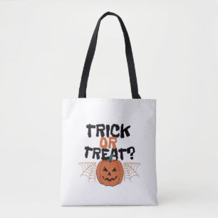 Bolsa Tote Trick ou trata o saco do Dia das Bruxas