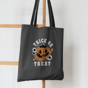 Bolsa Tote Trick Ou Tratar Abóbora