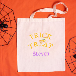 Bolsa Tote Trick ou Tratar Doces Personalizados