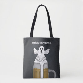 Bolsa Tote Trick ou Tratar Fantasma