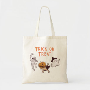 Bolsa Tote Trick ou Tratar Fantasma Cuta, Mamã, Monstro da Ab
