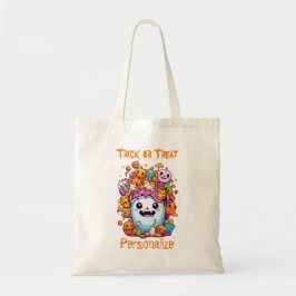 Bolsa Tote Trick ou Tratar Tote Bag Pessoal