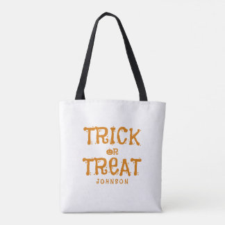 Bolsa Tote Trick ou Treat Halloween Personalizado