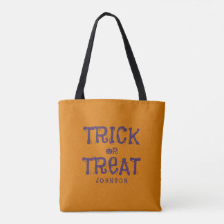 Bolsa Tote Trick ou Treat Halloween Personalizado