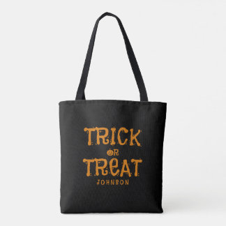Bolsa Tote Trick ou Treat Halloween Personalizado