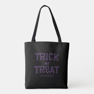 Bolsa Tote Trick ou Treat Halloween Personalizado