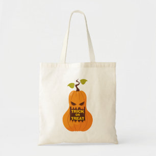 Bolsa Tote Trick ou Treat Halloween Scary Pumpkin