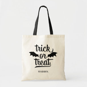 Bolsa Tote Trick ou Treine Bat Wings Halloween